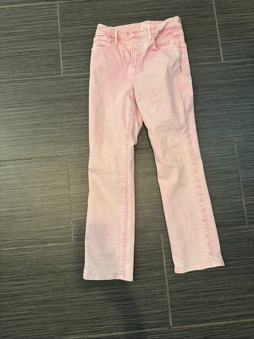 Good American Light Pink Denim Jeans
